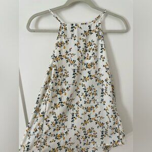 Dee Elly Flowy Square Neck Floral Tank Top - Women's M